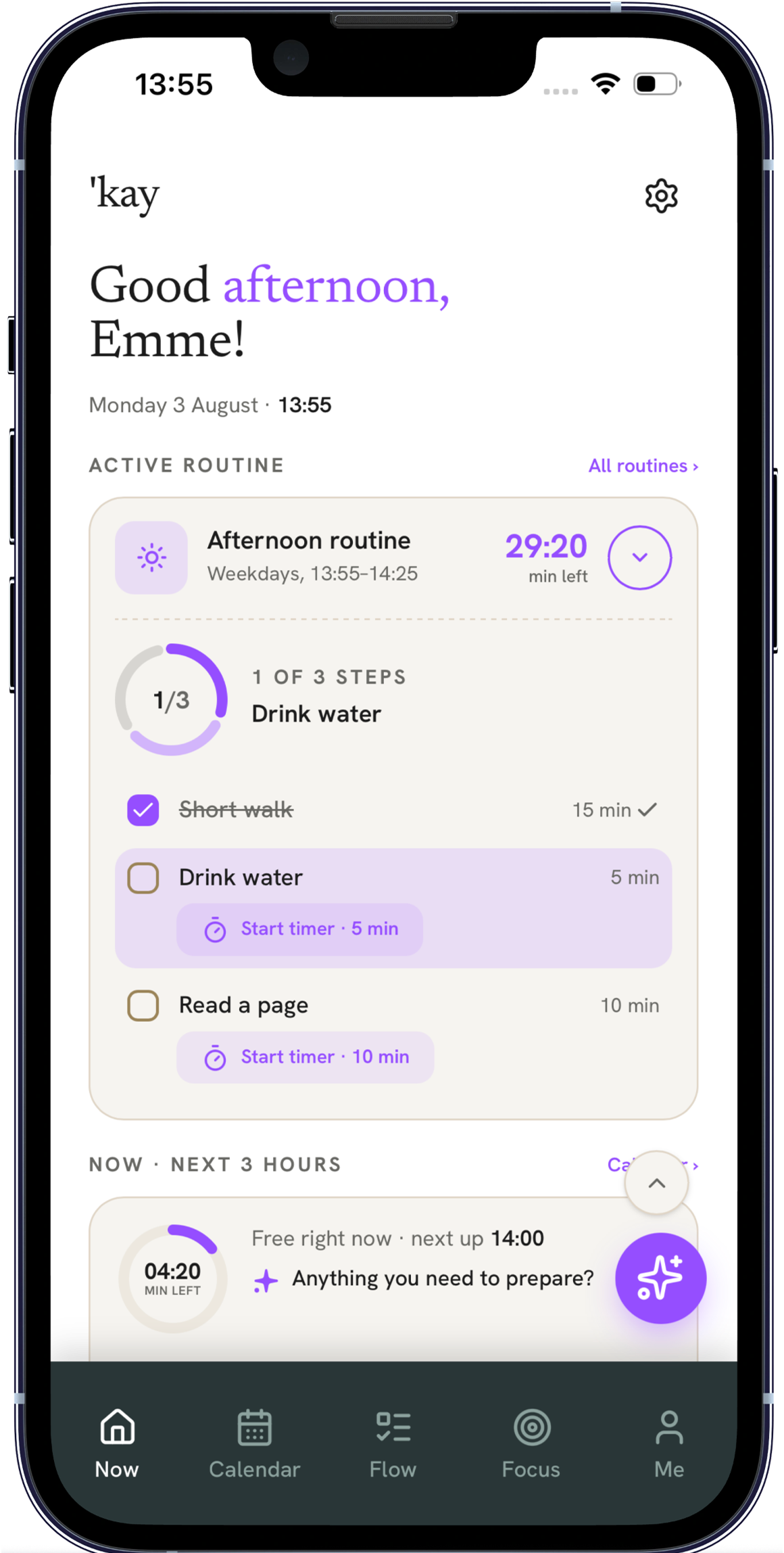 Active routine